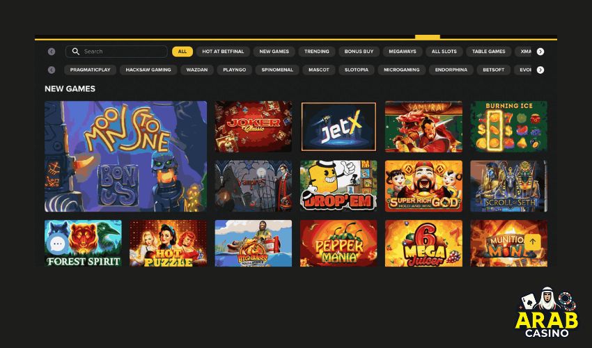 Betfinal Casino Games