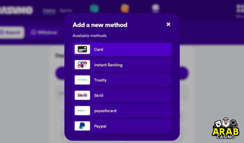 Casumo Casino Banking Methods and Payout Speed