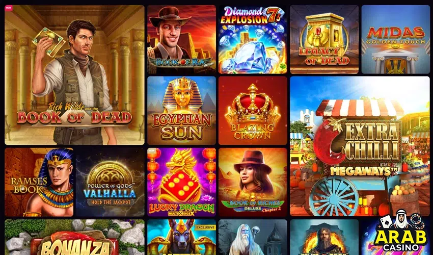 Games at Farouk Casino