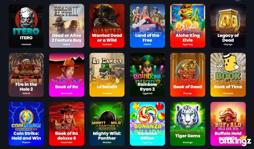 Bitkingz Casino Games