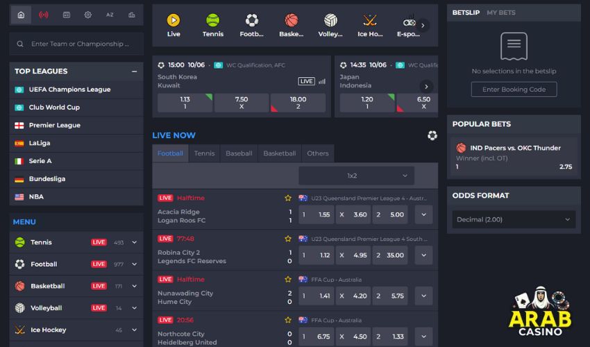 Sports Betting Options at YYY Casino
