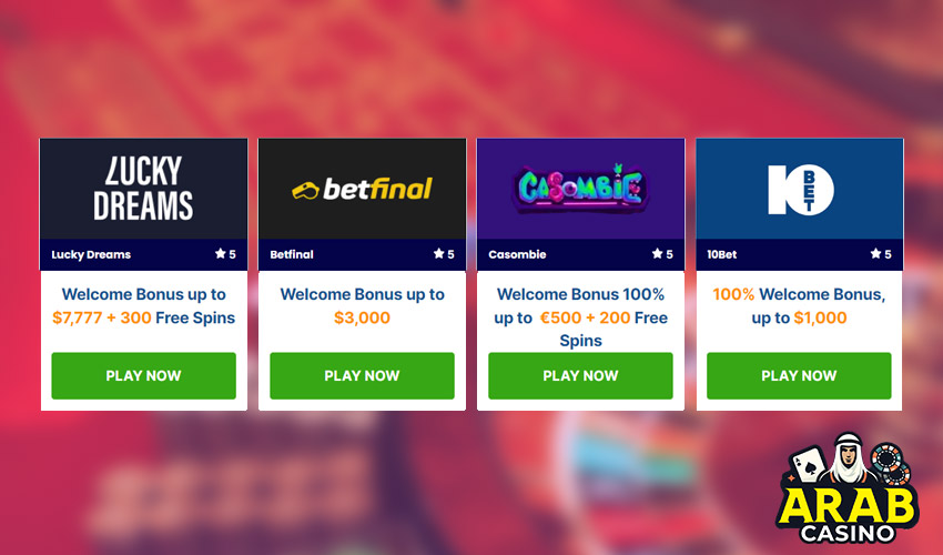 most popular casino games for Arab players 