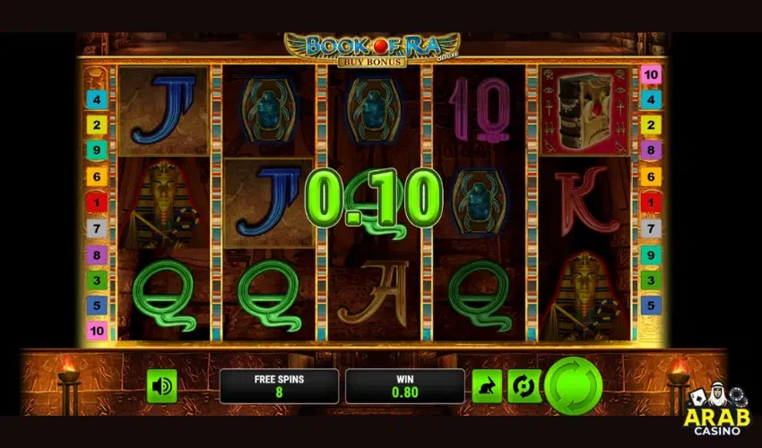 Free spins at Book of Ra at Rooster.bet