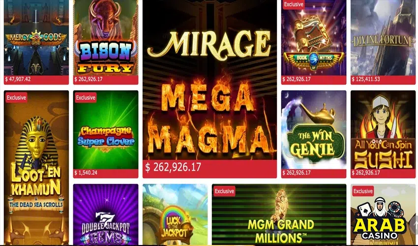 Casino providers progressive jackpots