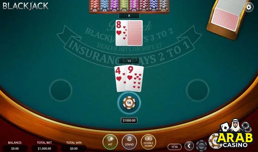 blackjack card values