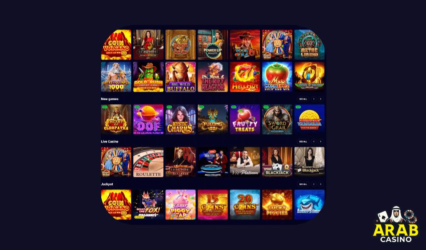 Spinjo Casino Game Selection