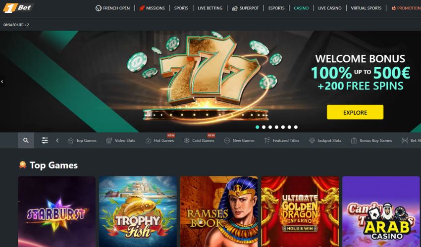 1Bet Arab casinos