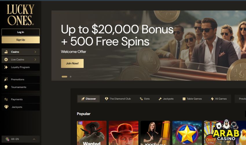 Lucky Ones ARAB casinos