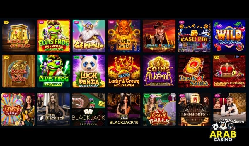 Review of Spinsup Casino games