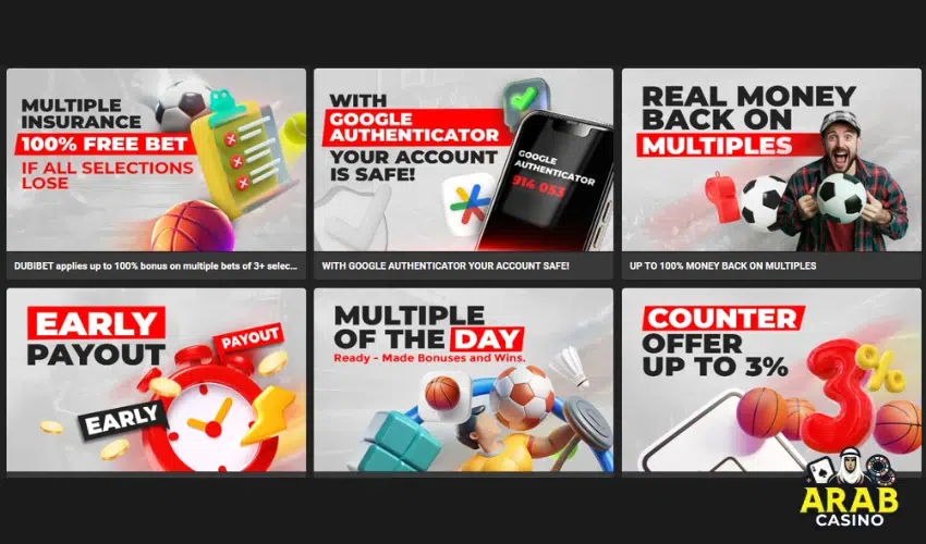 Bonuses and Promotions at Dubibet